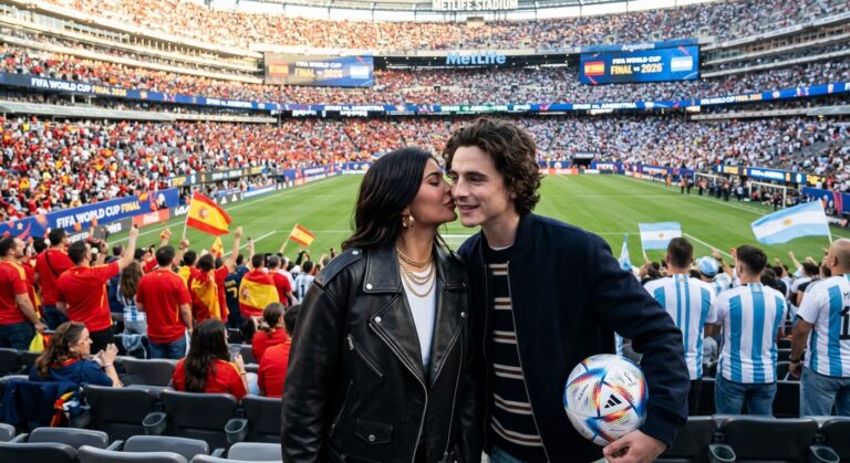 Kylie Jenner and Timothée Chalamet Steal the Spotlight with Affectionate Moments at the World Cup 2026 Final!