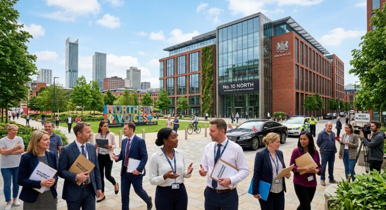 Whitehall Officials Eye Exciting Relocation to No 10 North in Manchester!